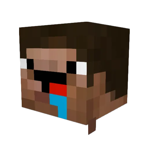 HarryJohnsson06 Minecraft avatar head, 3D render