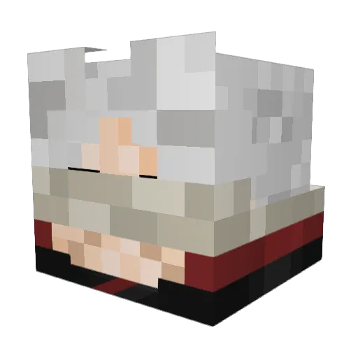 HarryOAP Minecraft avatar head, 3D render