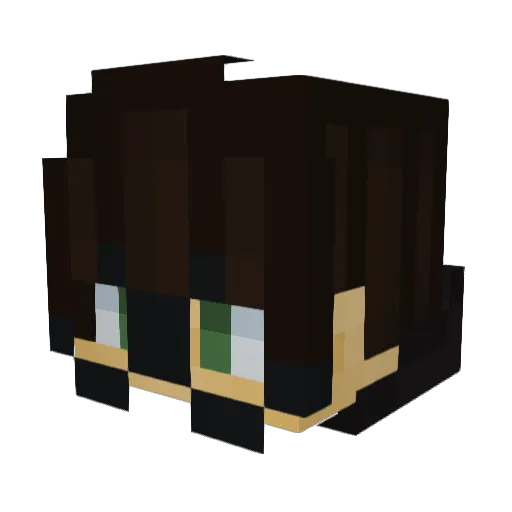 HarryPogger101 Minecraft avatar head, 3D render