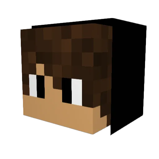 HarryPotter32123 Minecraft avatar head, 3D render