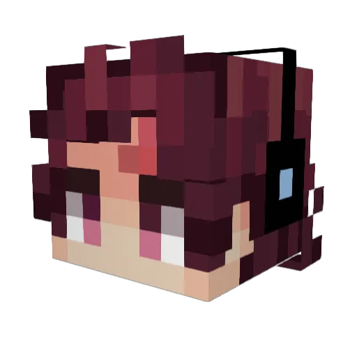 HarryPotter3749 Minecraft avatar head, 3D render