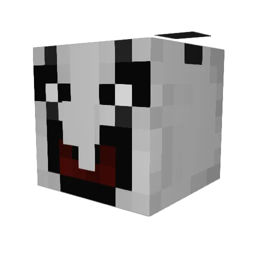 HarryPotter7432 Minecraft avatar head, 3D render