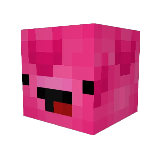 HarryRRR Minecraft avatar head, 3D render