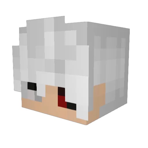 HarrySRL_ Minecraft avatar head, 3D render