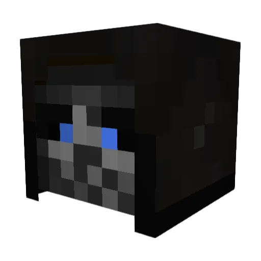 HarryTFF Minecraft avatar head, 3D render