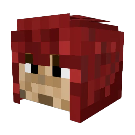 HarryTheDingle Minecraft avatar head, 3D render