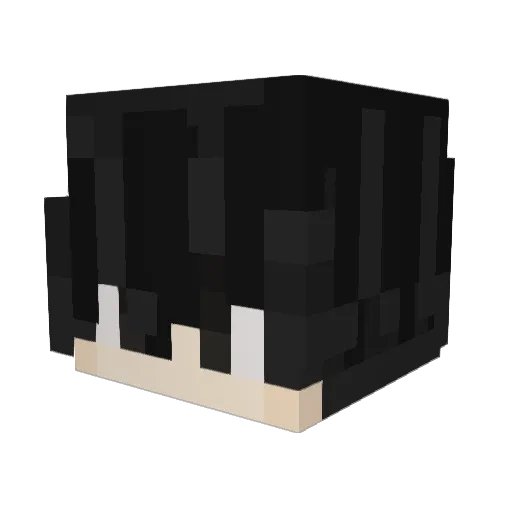 HarryTheHeadcrab Minecraft avatar head, 3D render