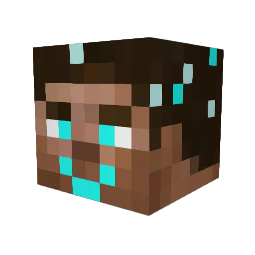 HarryWizzard187 Minecraft avatar head, 3D render