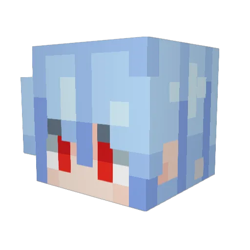 Harry_Bean Minecraft avatar head, 3D render