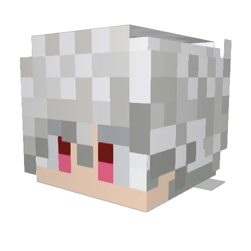 Harry_Calahan Minecraft avatar head, 3D render
