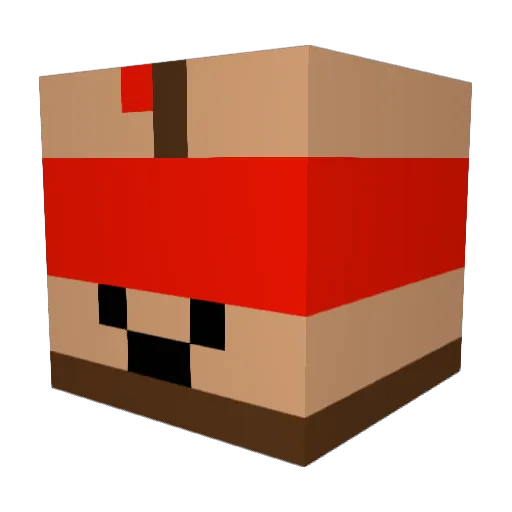 Harry_Potter31 Minecraft avatar head, 3D render