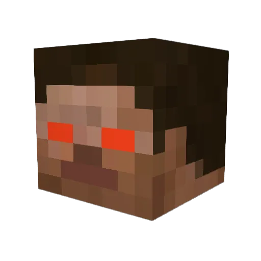 Harry_the_third Minecraft avatar head, 3D render