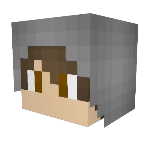 HarryaLt1 Minecraft avatar head, 3D render