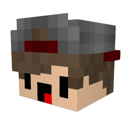 Harrybutter01 Minecraft avatar head, 3D render