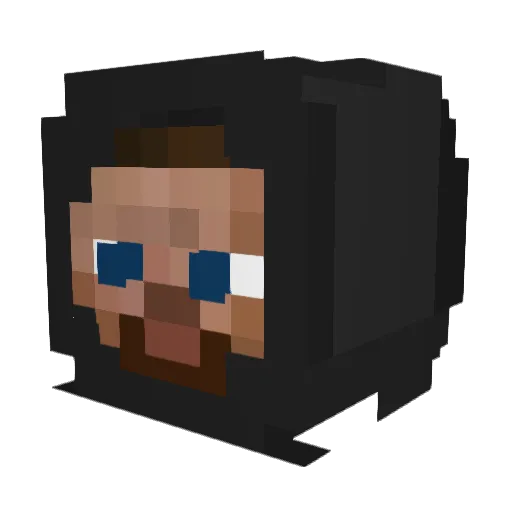 Harrycat007 Minecraft avatar head, 3D render