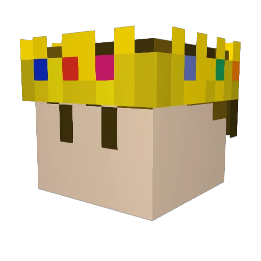 Harrylaisse Minecraft avatar head, 3D render