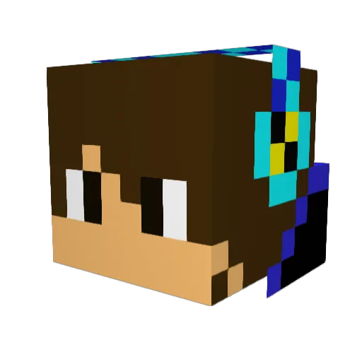 Harsh_05 Minecraft avatar head, 3D render