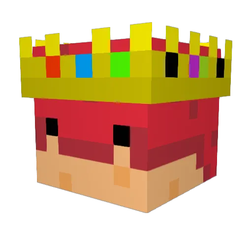 Harsh_13 Minecraft avatar head, 3D render