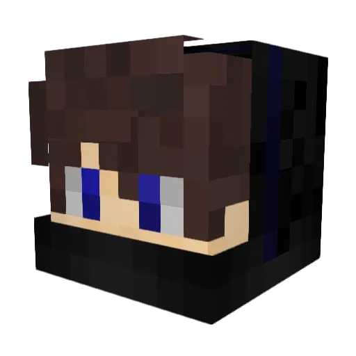 HartAbgehoben Minecraft avatar head, 3D render