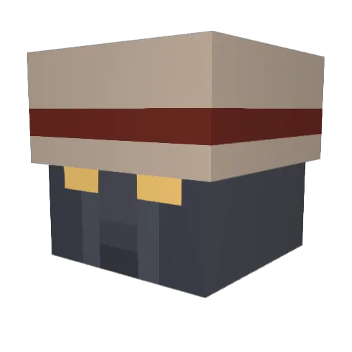 Harteiga Minecraft avatar head, 3D render