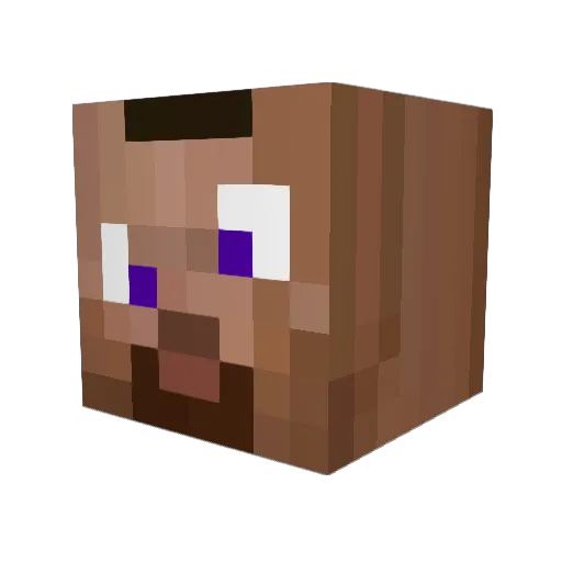 Hartez98 Minecraft avatar head, 3D render