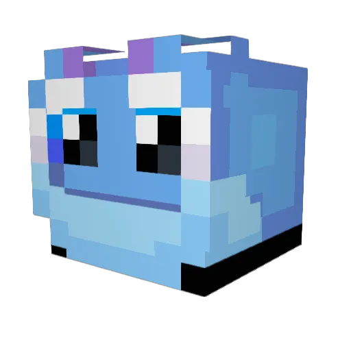 Hartmannistic Minecraft avatar head, 3D render