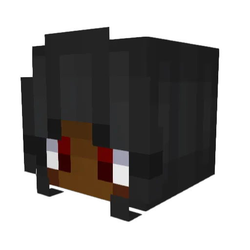Hartscribe Minecraft avatar head, 3D render