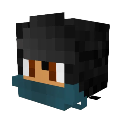 HartzerSau Minecraft avatar head, 3D render