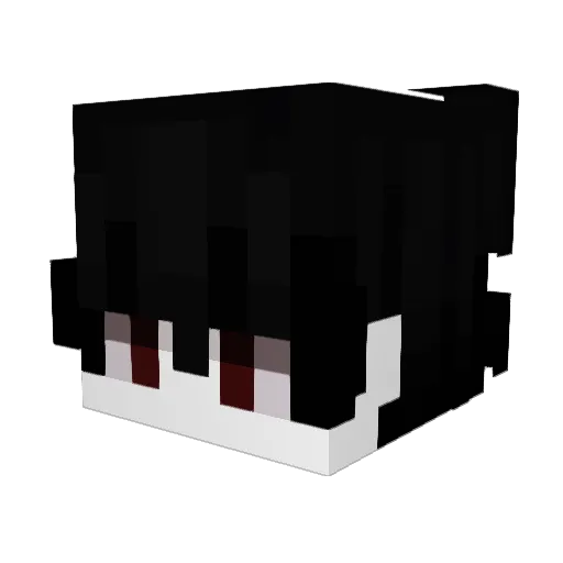HaruGamer4 Minecraft avatar head, 3D render