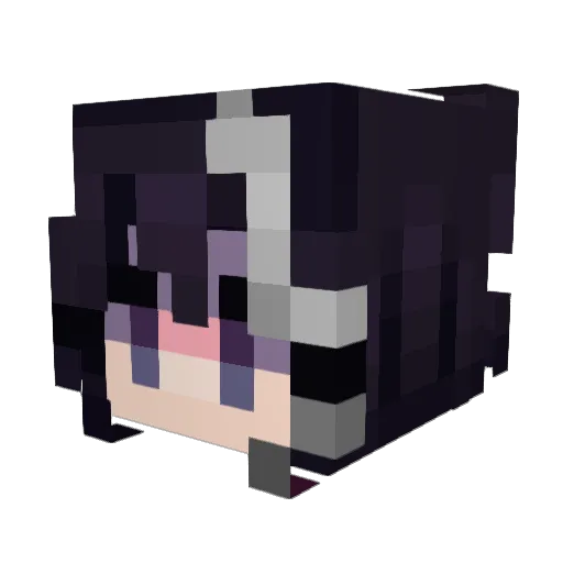 HaruOffline Minecraft avatar head, 3D render