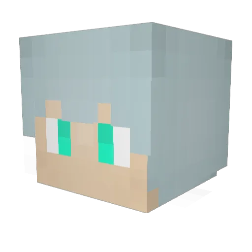 Haru_desuyo Minecraft avatar head, 3D render