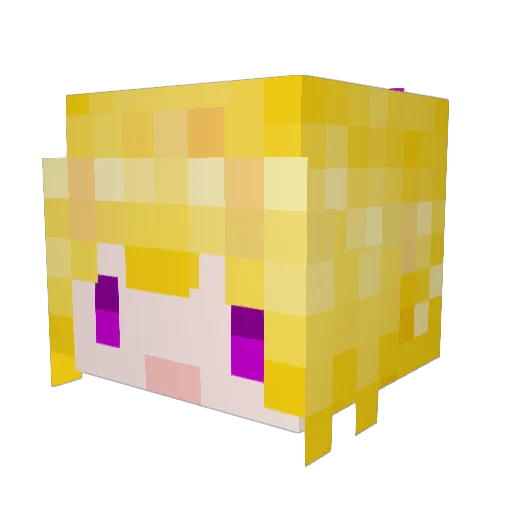 Haruka_Uko Minecraft avatar head, 3D render