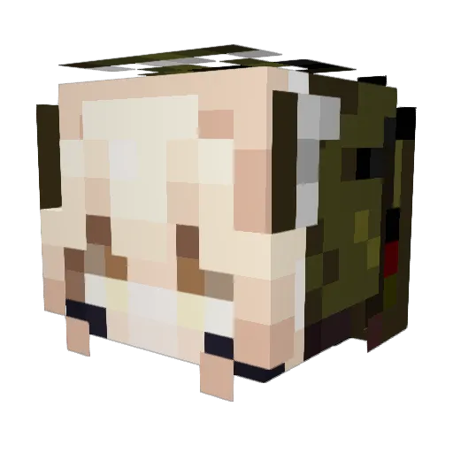 HarukiCato Minecraft avatar head, 3D render
