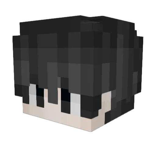 Haruki_12 Minecraft avatar head, 3D render
