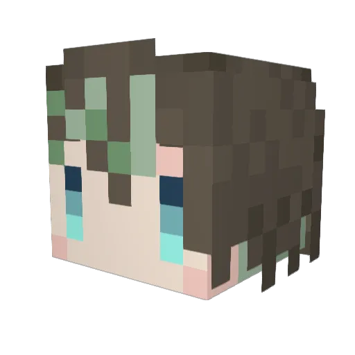 Harumaki_4765 Minecraft avatar head, 3D render