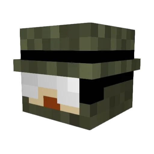 Harumije1 Minecraft avatar head, 3D render