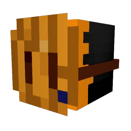 Haruo03 Minecraft avatar head, 3D render
