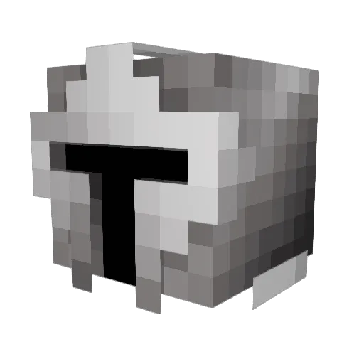 Harv_Man Minecraft avatar head, 3D render