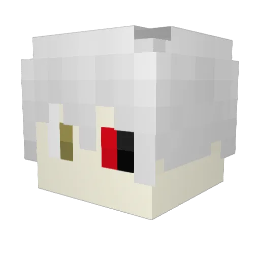 Harvantium Minecraft avatar head, 3D render