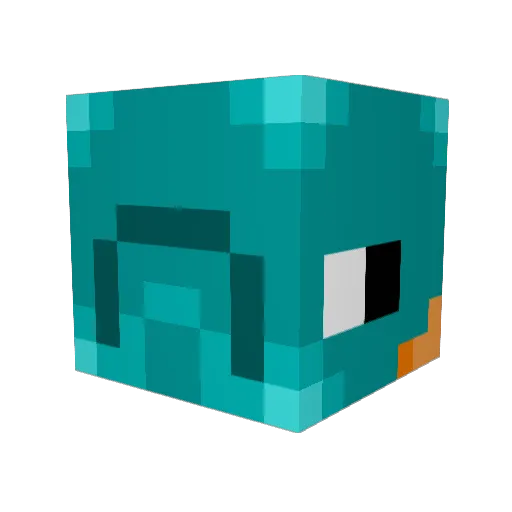 Harvey33 Minecraft avatar head, 3D render