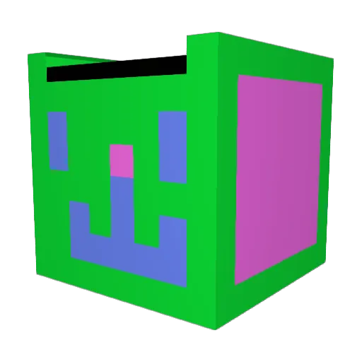 HarveyTheBoss Minecraft avatar head, 3D render