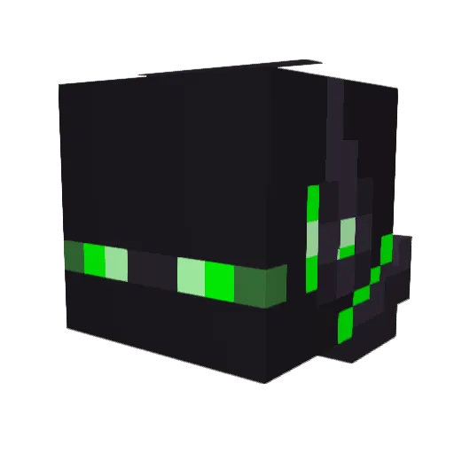 Harvyliu Minecraft avatar head, 3D render