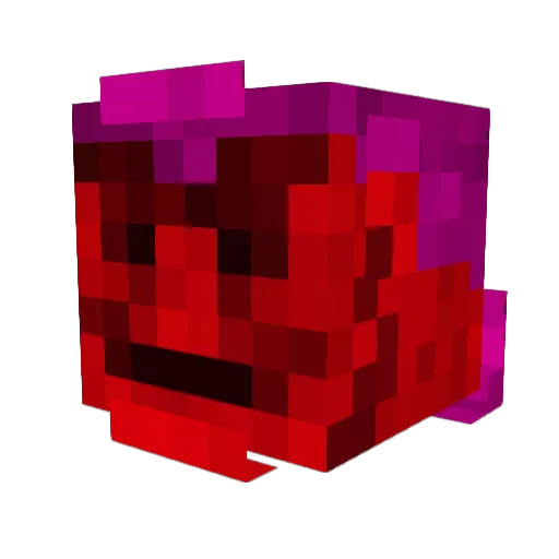 Harwe208 Minecraft avatar head, 3D render