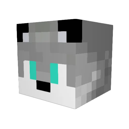 Harxro Minecraft avatar head, 3D render