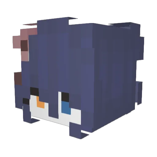 Haryodh Minecraft avatar head, 3D render
