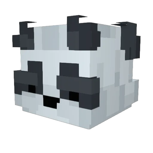 Haryyy Minecraft avatar head, 3D render