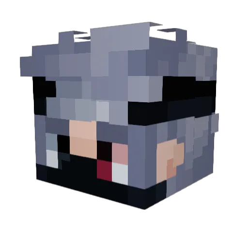 HasPro789 Minecraft avatar head, 3D render
