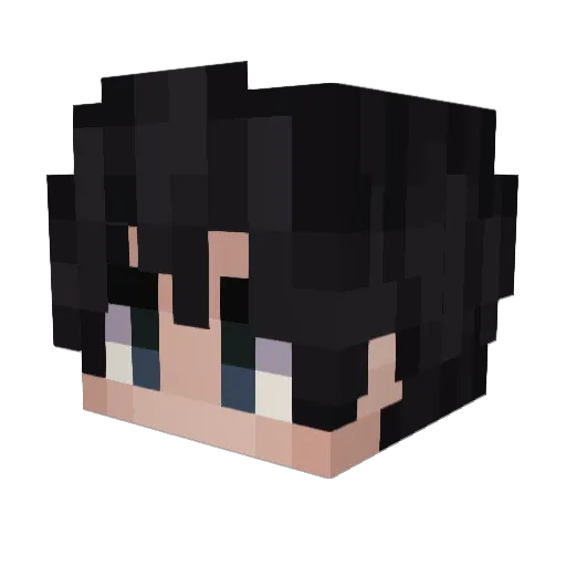 HasReconnected Minecraft avatar head, 3D render