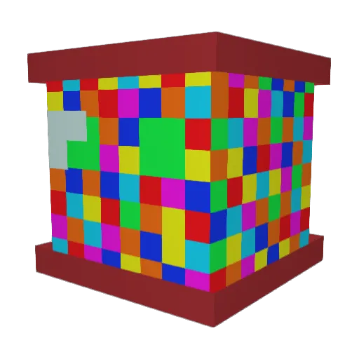 HasToGO Minecraft avatar head, 3D render