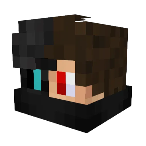 HasanBabann Minecraft avatar head, 3D render